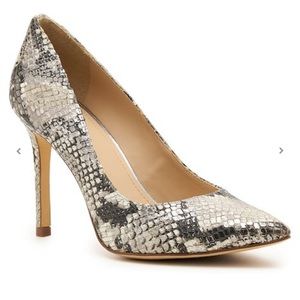 Botkier Metallic Snake pumps